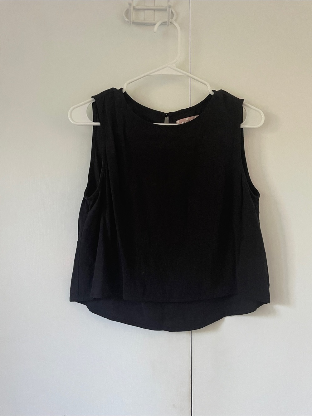 Traffic People Black Layered Sleeveless Camisole